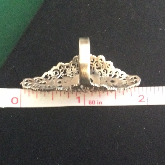 Treasure Of Morocco Genuine Amethyst, Peridot Ring - Picture 10 of 11